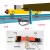 铸固 无接缝滑触线 行车起重机行车安全导电轨拉紧器滑线滑刀 四极35平方 