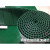 适用于PVC流水线草坪纹输送带小型绿色挡板皮带传送带胶皮防滑无缝 哑光黑