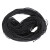 稳斯坦 W5648 (100米)黑色乳胶弹力绳 松紧绳子皮筋绳圆松紧带 黑色6mm