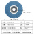 百叶轮打磨片 角磨机百叶片抛光片不锈钢抛光轮布轮千叶轮磨光片H 兰砂软片80目20片