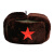 金诗洛 KSL282 防寒保暖帽子 保安帽棉帽护耳滑雪帽值勤帽（黑毛）