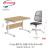 儿童学习桌双人写字桌 Paidi适用于原装儿童书桌学习桌椅套装105c 橡木色+Sino灰X(不含抽屉) 105x70x53cm
