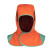 橙央（CHENGYANG）阻燃披肩帽防尘防烫头套电焊工氩弧焊接防护专用帽子披风帽装卸男 桔色