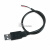 USB数据线电源线单头2芯4usb线风扇供电接头led灯条公母头电源线 USB母头 2芯 电源线 1米 无规格
