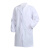 俱威 白大褂 长袖药店工作服实验室医生护士服男女同款袖口松紧优质棉长袖160 FP019