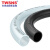 山耐斯 TWSNS PA6尼龙管高压气管油管耐酸碱腐蚀高温 PA6-10x1 黑色100米