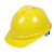 猩阮樟安帽工地建筑施工安头帽防护帽加厚工程头盔国标定制印字男 V型加厚ABS透气款黄色