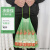 e洁 抽绳垃圾袋45*5cm自动收口降解塑料袋手提家商办公厨卫分类清洁 加厚绿色 DT104550-69-2包
