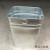 户外垃圾桶内胆镀锌板不锈钢内桶玻璃钢铁皮果皮箱圆形金属 模压方31/31/43.5高
