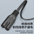 广昌兴（G.C.X）国标两插8字电源线1.5米无氧铜白色双孔八字尾支持台灯音响箱打印机数码相机制氧机电源线