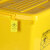 冰禹 BY-3162 医疗废物封口扎带 黄色垃圾袋束线带 医疗废物扎带100条