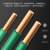 创优捷 电线 BV1.5平方 绿色 100米 国标 电缆铜线 单芯硬线