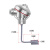 伊莱科（ELECALL)管道温度传感器 防水型 电阻4-20MA