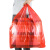 兰诗 DA4074 红色特大号手提式塑料袋方便袋 65*95cm（50个）/包 加厚款