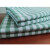 牧鱼（HERDFISH）纯棉加厚老粗布布料沙发布可定做床单凉席沙发垫学生宿舍床品帆布 绿格子1米宽布料 拍下几件长是