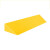 台阶斜坡垫塑料室内家庭用门槛板扫地机器人爬坡垫过门坎防滑三角 黄色 长100宽7高1cm