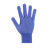 苏识 S-S023 棉纱点珠点胶手套防滑PVC点塑手套12付一包(单位：包)蓝色