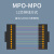 广昌兴（G.C.X）电信级光纤跳线MPO-MPO母头12芯 20米 OM4万兆多模低烟无卤40/100G光模块收发器用集束光纤线