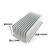 定制铝散热片功放散热器大功率密齿铝型材散热器DIY定制 100*45.5*30单切白色