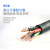 国标电源线YZW YZ2 3 4 5芯1.5 2.5 4 6平方铜芯橡胶软电缆线嘉博森 2*1(100米)