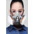 620P防毒面具钣金喷漆活性炭面罩720P防工业粉尘气体异味 620P七件套+30片棉+3对滤盒