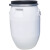 加厚法兰桶 密封桶塑料桶 30-200升圆桶 级铁箍桶200L化工桶水桶发酵桶 60升白色全新料特厚法兰桶