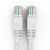 沃德森超五类网线 高速CAT5e百兆网络连接线 电脑网络跳线 超五类跳线 白色1米
