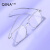 亓那（QINA）眼镜时髦大框素颜光学镜QJ5125 B90透明 