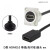 PRATT高清数据信号延长插座D型直通HDMI带线接头4K母对公86型面板 HDMI母对母 银色 0.15米