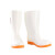 沸耐笙 FNS-04846 男士中筒白色食品卫生雨鞋 食品厂用白色食品PVC胶鞋 白色 43 双