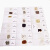 科睿才实验室岩石薄片标本25种地质教学科研使用偏光显微镜配件光学薄片标本 L100850