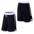 依浩特（yihaote） 美式运动短裤篮球裤速干训练拉链口袋不过膝五分裤健身训练裤  进阶精英黑裤 XL（175-180高，130-150斤）