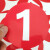 海斯迪克 PVC号码贴 数字贴纸编号选手号序号 10cm大号贴纸 1到100(一组) H-225