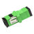 YP-LINK电信级SC/APC单模单工适配器法兰耦合器光纤快速连接 绿色