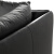 CURIEART居里艺术 沙发 意式极简黑色皮沙发羽绒客厅大小户型意大利沙发 小转角组合【3米】(不含跨几)