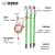 JDX-WS高压接地线10kv携带型短路接地线35kv110kv接地棒 1米棒(1.5米*3+20米线)