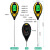 惠利得 植被养护液晶显示数值稳定四合一土壤PH酸碱度湿度光照温度测试仪