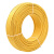 成天泰 电线电缆BVR-450/750V-1*2.5平方 国标铜芯软线单芯多股软电线 100米/卷 黄色