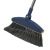 欧彤（OUTONG）TO-0324 磁吸套扫 物业保洁商用软毛防风梳齿扫把扫帚簸箕套装 蓝色