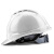 伟光ABS安全帽 V型防砸透气工地安全帽 白色按键式 1顶