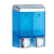 北奥（Beao）OK-117D 皂液器 蓝银色 浴室厨房挂件酒店手动宾馆壁挂式沐浴露盒双头给皂器洗手液瓶洗手液盒子