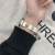 赫致（HEZHI）适用小米watch s3/s2/S1pro朋克铆钉皮质表带智能手表s2腕带color2运动版手表带时尚皮质替换42/46 黑色钻石 适用:小米Watch(小方屏)18mm