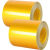 HKNA 反光警示胶带 交通反光贴纸反光膜 黄色 40mm*50m 单位：卷