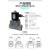 不锈钢电磁阀高压1.6mpa电磁开关控制阀DN15 20 25 32 40 50 DN4-6内螺纹304常闭型