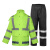 神龙 交通执勤分体式雨衣 反光雨衣雨裤套装 执勤雨衣150D 绿色180