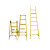 绝缘直梯玻璃钢伸缩折叠人字梯关节升降梯子电力电工检修工具踏凳 1.5米 绝缘人字梯 关节梯同价