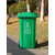 小区大号垃圾桶工业240升加厚分类塑料120商用带盖户外环卫大容量 特厚挂车240L绿色-厨余垃圾