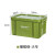 狄戎 塑料周转箱军绿色收纳箱带盖子储物整理箱存放箱收纳盒