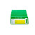 希万辉 热敏不干胶商品标价签货架签超市药店价格标签贴纸代打印定制订做  B C款卡纸绿色95*40  1000张
