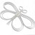 BOWERY自锁式尼龙扎带国标理线束线带电线捆绑带扣线带(单6)5*400mm白色 250根/包 1包